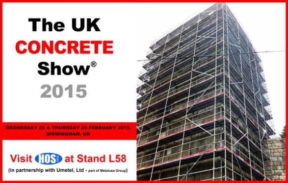 Sistema Multidirecional Adapt® na UK Concrete Show 2015